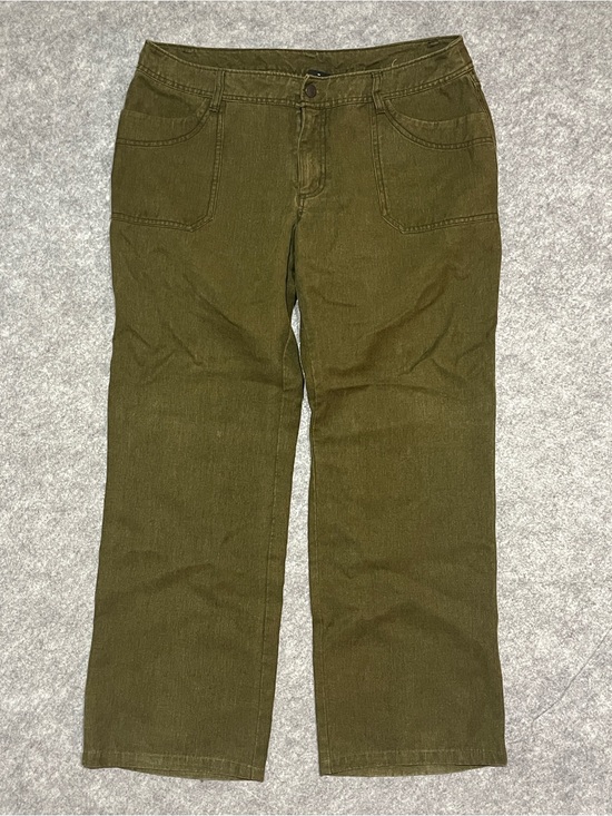 Patagonia Pants - Patagonia Hemp Olive Green Straight Leg Women's Pants